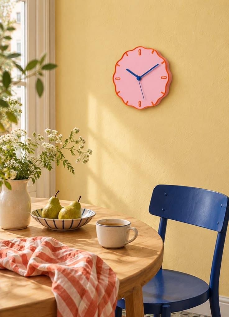 Horloge Margherita rose