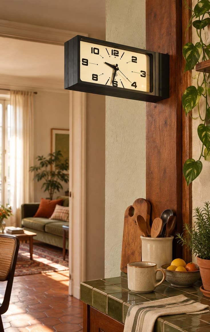 Horloge DULTON double face