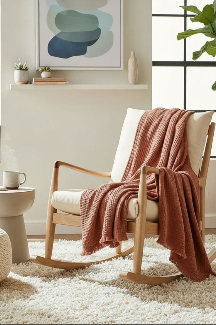 Plaid en gaze de coton