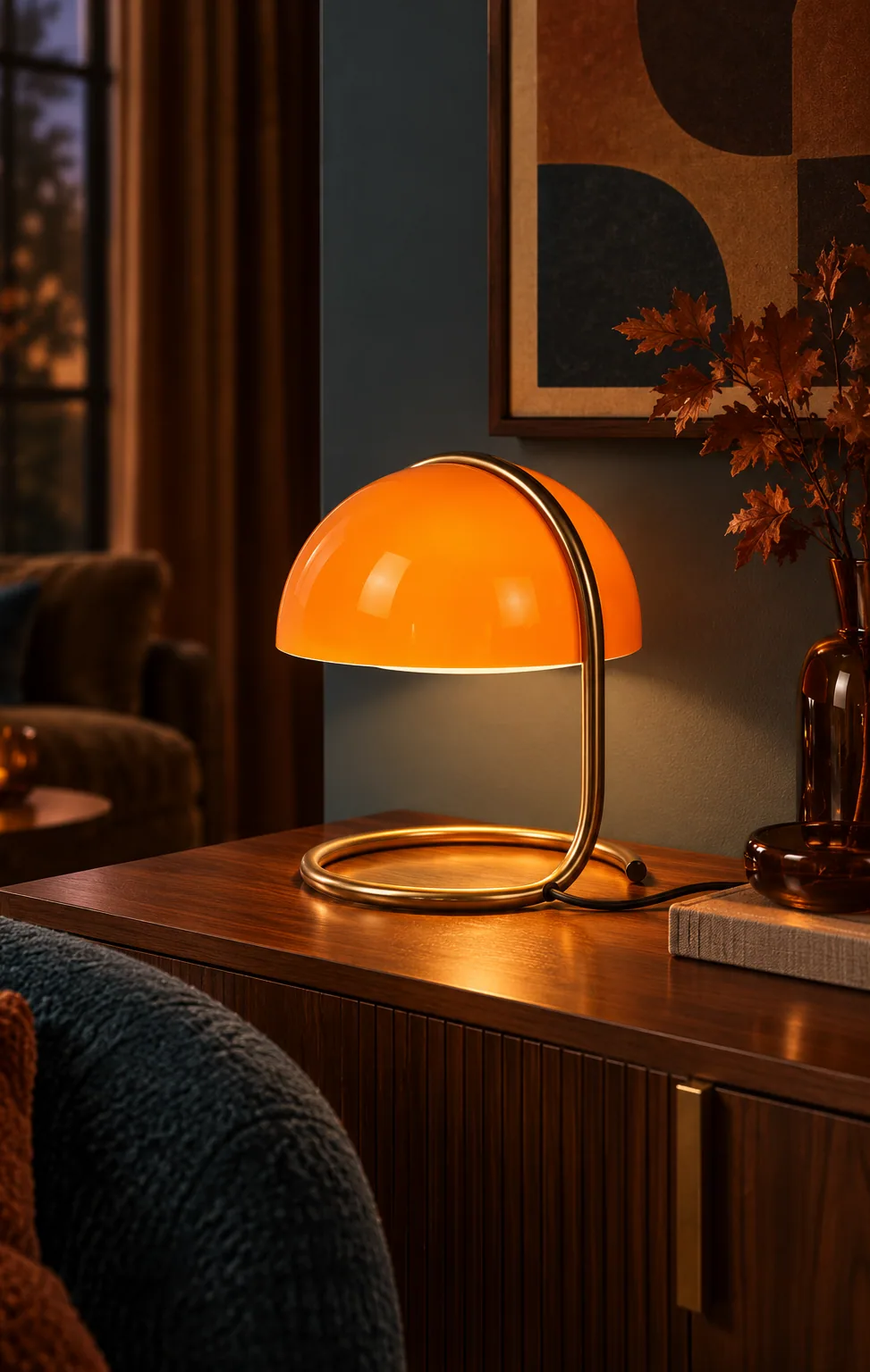 Lampe Cato orange