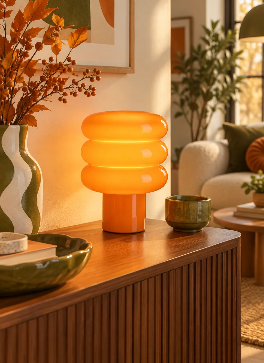 Lampe Tortora orange